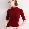 Maglioni da donna Donna Cashmere Pullover Primavera Estate Dolcevita Elasticità Maglione Femminile Sottile Morbido Maglione base Solid Slim Femme Trendy