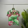 Heren plus T-stukken Polos 2023 Zomer Nieuwe mode Crew Neck T-shirt Katoen Korte Mouw Shirt Hawaiian Beach Print Shirt M-3XL W25A1