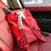 حقائب تصميمة مصممة كلاسيكية على ظهر حقيبة الظهر الحمراء على حقائب اليد للنساء للرجال حقيبة ظهر مدرسية