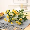 Decorative Flowers & Wreaths Simulation Small Rose Flower Home Decoration Wedding Artificial Fake Pography Road Guide