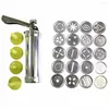 Выпекание формы ne biscuit press set make make machine kit nevainelage etle 20 дисков 4 кончики глазури Spritz