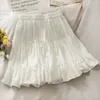 Skirts Women's Summer Sexy High Waist Slim Pleated A Line Mini Skirts Korean Fashion Casual Short Black White Skirt Alt Clothes Female 230308