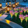 Lawn Lamps Solar Small Chrysanthemum Light Outdoor Garden Decoration Simulation Of Wildflower Lighting