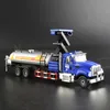 KDW DIECAST Alloy Mole Transpor Truck Model ، سيارة خزان الوقود ، حاوية 1:50 ، زخرفة ، هدية عيد ميلاد عيد الميلاد ، جمع ، 625142 ، 2-1