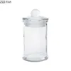 Lagerflaschen Gläser minimalist transparent versiegeltes Glas Aufbewahrungsgläser mit Deckel Tee Caddy Candy Pots Schreibtisch Dekoration Gewürzglas Getreidespender J230301