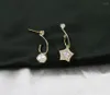 Boucles d'oreilles pendantes LANFLORA mode étoiles fille cadeau d'anniversaire femmes perle alliage de cuivre classique en vrac en gros