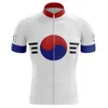 السترات السباق بالليزر قطع كوريا الجنوبية الوطنية فقط الأكمام قصيرة ركوب الدراجات القميص الصيف ارتداء روبا ciclismo