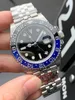 CLEAN factory Pepsi Watch diamètre 40 mm avec mouvement 3186 aiguille stéréoscopique à axe solide miroir en verre saphir boîtier en acier 904L bracelet de montre N8TB