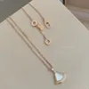 BUIGARI Diva Dream Юбка серии дизайнерское ожерелье для женщин Белая мидия Позолота 18K высочайшее качество счетчика мода роскошный изысканный подарок 009