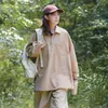 Kobiety damskie duże koszule z długim rękawem nastoletnia dziewczyna japońska moda