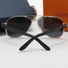 Luxe designer merk zonnebrillen ontwerper zonnebril Hoogwaardige bril Dames Men Glazen Dames Zonneglas UV400 Lens Unisex met Box OS 3390-25