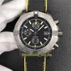 Designeruhren Version Super 45mm Bandit A1337111 ETA A7750 Automatik-Chronographenwerk Gehäuse Herrenuhr Saphir Stopwatc290u