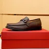 2023 Herrklänningskor Fashion Gentlemen äkta läderföretag Oxfords Male Brand Designer Travel Walk Casual Comfort Loafers Storlek 38-45