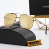 Designer de moda PPDDA óculos de sol clássicos óculos de proteção ao ar livre praia óculos de sol para homem mulher opcional assinatura triangular 5 cores OS 3389-25