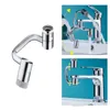 Other Bath Toilet Supplies 1080 Universal Rotatable Kitchen Faucet Sprayer Head Bathroom Tap Extend Adapter Aerator Dual Mode Water Outlet 230308