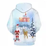 Men's Hoodies Santa Claus Gift Series Cute Style Men And Women 3D Hoodie Cool Sweatshirt Autumn Winter Warm Coat Brand Direct Sales