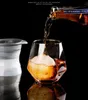 Ice Cream Tool Whisky Round Ice Cube Maker Silicone Ball Shape Sferical Ice Cube Mold Machine Quick Freezer Ice Mold Tray Kitchen Gadgets Z0308