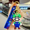 Keychain building block super Mali game pendant cartoon creative key chain exquisite pendant men and women backpack pendant accessories