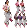 Diseñador Mujer Chaquetas Primavera Otoño Estilo corto Prendas de abrigo Béisbol Manga larga Impreso Streetwear Abrigos