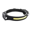 LED -inductie -sensor Koplamp Torch COB USB Oplaadbare zaklamp Super Bright Work Light Bicycle Koplampverlichting