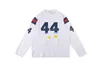 Kountry 2024S Baseball Fashion Smiley Vintage Man's Thirts Hole 88 Smile Long Sleeve Usisex T shick