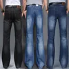 Jeans da uomo Jeans da uomo Jeans svasati grandi da uomo Gamba svasata svasata Vestibilità ampia Vita alta Jeans da uomo classici in denim 230308