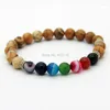 Strand Ailatu Bracelet de yoga avec image de haute qualité pour homme