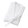 Vêtements de nuit pour femmes femmes automne serviette Kimono Robe de bain Robes de demoiselle d'honneur Femme Sexy gaufre peignoir Robe de chambre mariée mariage Peignoir