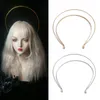 Kopfbedeckungen Gold Silber für Kopfband Metall Hairwear Haarbänder leere Basiseinstellung Frauen Hochzeit Schmuckherstellung Komponenten DIY