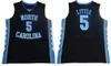 Tar Heels North Carolina Basketball Jersey 5 Nassir Little Carter 32 Luke Maye Michael College Barnes unc Blue Blue Stirts Shirt Shirt