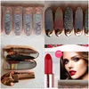 Lipstick Moji Matte 6Colors y Waterdicht blijvende lange professionele lipsticks make -upproducten vrouwen mode drop levering gezondheid beau dhv9j