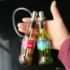 Hookahs den nya Sprite Cola Glass Hookah, Wholesale Bongs Oil Burner Pipes