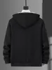 Män s jackor vinter zip fickor varm jacka svart grå tjock fleece termisk kappa man vindbrytare avslappnad plus storlek 6xl 7xl 8xl 230308