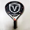 Tennisracketar Högkvalitativ padel Racket Series Palas 3 Layer Carbon Fiber Board Paddel EVA Face Beach Racquet Bag Vairo 91 360G 230307