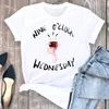 T-shirt da donna Donna Pretty Flower 2023 Cute 90s Trend Cartoon Fashion T-shirt con stampa estiva a maniche corte T-shirt con stampa grafica