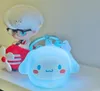 Cartoon Lighting Kuromi Cinnamoroll Charms Biżuter Buinry Blak Blak Bluckpack Key Ring Akcesoria