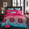 Bedding sets Bohemia Duvet Cover Set 3 In 1 High Quality Quilt Cover Pillowcases Polyester Coverlet Home No Filler/Bed Sheet Inside 230308