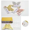 Wandaufkleber, 72 Stück, 3D-hohle Schmetterlingsaufkleber für Heimdekoration, DIY, Kinderzimmer, Party, Hochzeit, Dekor, Kühlschrank