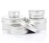 Groothandel lege aluminium lippenbalsemcontainers Cosmetische crème Jars Tin Crafts Pot Bottle 5 10 15 30 50 100G