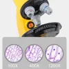 Microscopio QT4 Kid 1200X, giocattolo educativo, 3 ingranaggi, vetro ottico, imaging HD, 4 lenti a condensatore, luci a LED, regalo per bambini, USEU