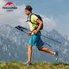 Trekking Poles Ultralight 4sections Foldable Adjustable Carbon Fiber Walking Hiking Sticks NH18D020Z 230307