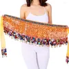 Stage Draag Belly Dancing Hip Sjirps Scarf Dance Performance Costumes Music Festival Wrap Halloween