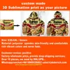 Men's Hoodies Hoody Custom Made Your Design 3D Sublimation Printing Real USA SIZE Plus 5XL 6XL