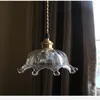 Hangende lampen Noordse LED E27 lichte kinderen kamer minimalistisch glas verse literaire kleine kroon hang lamp