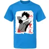 メンズTシャツアニメハイキュウシャツTetsurou Kuroo Summer Haruku High Shcool Tシャツ