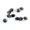 Chandelier Crystal 14mm Violet Color Octagon Beads In 2 Holes Glass Prisms For Garland Strand Decoration