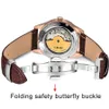 ساعة Wristwatches Lige Brand Classic Mens Retro Watches Automatic Mechanical Watch Clock Heliene Leather Leather Waterproof Wristwatch 230307