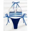 Dames badmode sexy micro bikini string dames 2023 nieuwe solide twee stukken zwempak criss criss criss crisse zwemkleding vrouwelijk biquini strandkleding badpak t230307