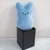 15 cm Cartoon Mini Easter Bunny Peeps Plush Doll Pink Blue Gul Purple Rabbit Dolls For Children Söta mjuka plysch Toys5809468