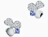 Stud TIF Véritable 925 Sterling Silver Forever Love Coeur et Style Assorti Tiff Boucles D'oreilles Femmes Cadeau De Mariage Bijoux De Mode 230307